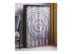 Móvel De Arrumação|VCM Prateleira de mídia de CD / DVD Tilano Antracite A. 92 x L. 60 x P. 18 cm Multicor