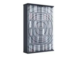 Móvel De Arrumação|VCM Prateleira de mídia de CD / DVD Tilano Antracite A. 92 x L. 60 x P. 18 cm Multicor