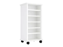 Móvel De Arrumação*VCM Prateleira de mídia de CD / DVD Valenza Branco A. 98 x L. 31 x P. 35 cm Multicor