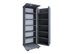 Móvel De Arrumação*VCM Prateleira de mídia de CD / DVD Engalo Antracite A. 93 x L. 31 x P. 31 cm Preto