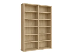 Móvel De Arrumação*VCM Prateleira de mídia de CD / DVD Ronul Carvalho Sonoma (Sägerau) A. 92 x L. 60 x P. 18 cm Multicor