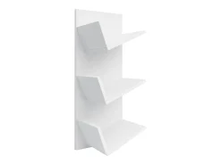 VCM Prateleira de mídia de CD / DVD Lona Branco A. 106 x L. 33 x P. 26 cm Multicor