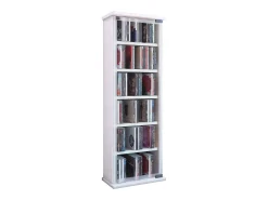 Móvel De Arrumação*VCM Prateleira de mídia de CD / DVD Classic Branco A. 92 x L. 31 x P. 18 cm Multicor
