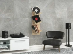 Móvel De Arrumação|VCM Prateleira de mídia de CD / DVD Lona Carvalho Sonoma (Sägerau) A. 106 x L. 33 x P. 26 cm Multicor