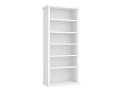 VCM Prateleira de mídia de CD / DVD Vostan Branco A. 92 x L. 31 x P. 18 cm^ Móvel De Arrumação