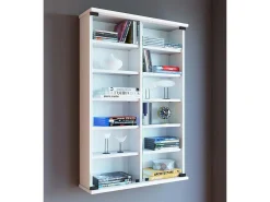 Móvel De Arrumação|VCM Prateleira de mídia de CD / DVD Lona Branco A. 92 x L. 60 x P. 18 cm Multicor