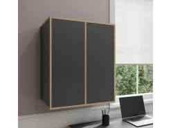 Prateleira*Vicco Prateleira de parede antracite 63x40x75 tetrix Cinza antracite