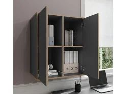 Prateleira*Vicco Prateleira de parede antracite 63x40x75 tetrix Cinza antracite