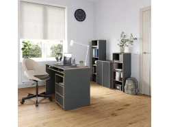 Prateleira*Vicco Prateleira de parede antracite 63x40x75 tetrix Cinza antracite