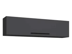 Prateleira|VCM Prateleira de parede Arila Antracite A. 30 x L. 115 x P. 30 cm Preto