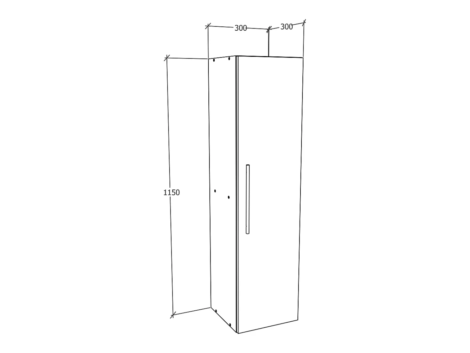 Discount VCM Prateleira de parede Arila Carvalho mel A. 115 x L. 30 x P. 30 cm Multicor