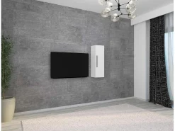 Prateleira*VCM Prateleira de parede Arila Branco A. 95 x L. 30 x P. 30 cm Multicor