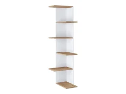 Online VCM Prateleira de parede Balos Branco/carvalho de mel A. 140 x L. 37 x P. 37 cm Multicor