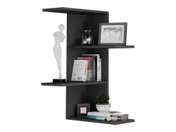 Prateleira|VCM Prateleira de parede Balos Preto A. 77 x L. 45 x P. 45 cm Multicor