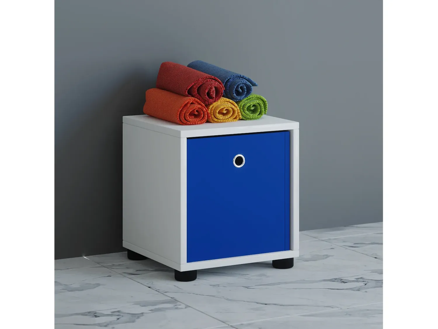 Hot VCM Prateleira de parede Benas Branco A. 34 x L. 31 x P. 30 cm Multicor