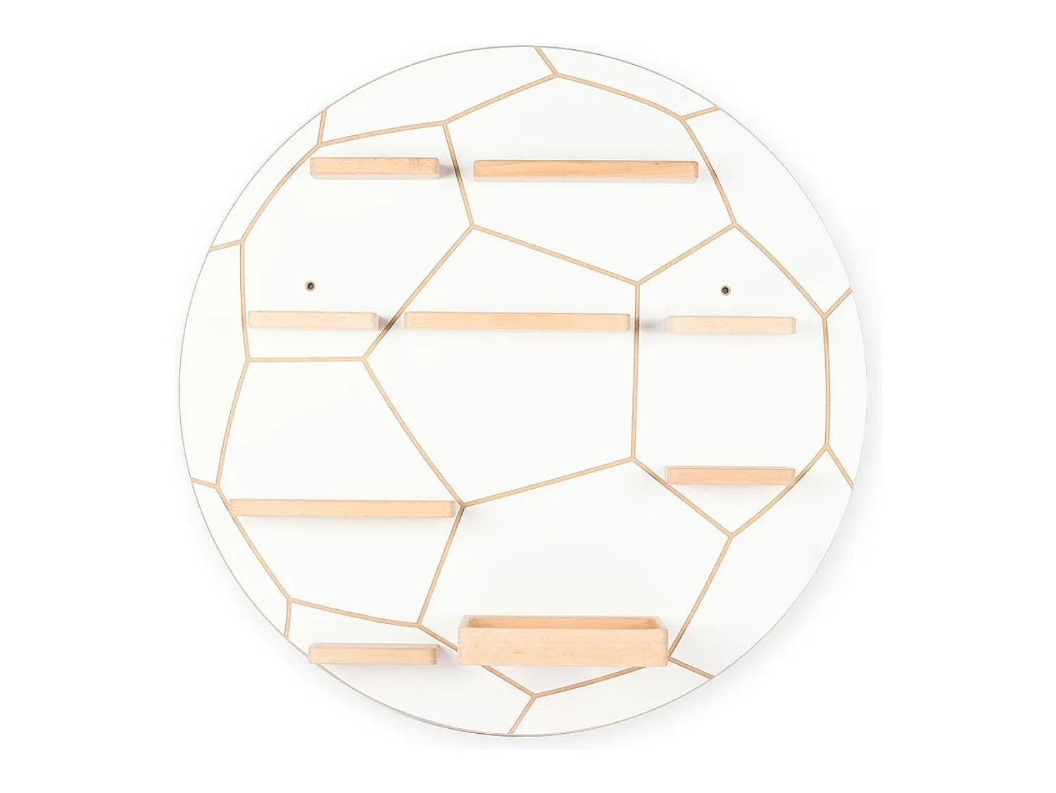 Prateleira|VCM Prateleira de parede BOARTI Regal Branco A. 50 x L. 50 x P. 19 cm Multicor