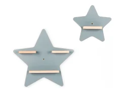 Prateleira|VCM Prateleira de parede BOARTI Regal Cinza A. 33 x L. 33 x P. 5 cm Multicor