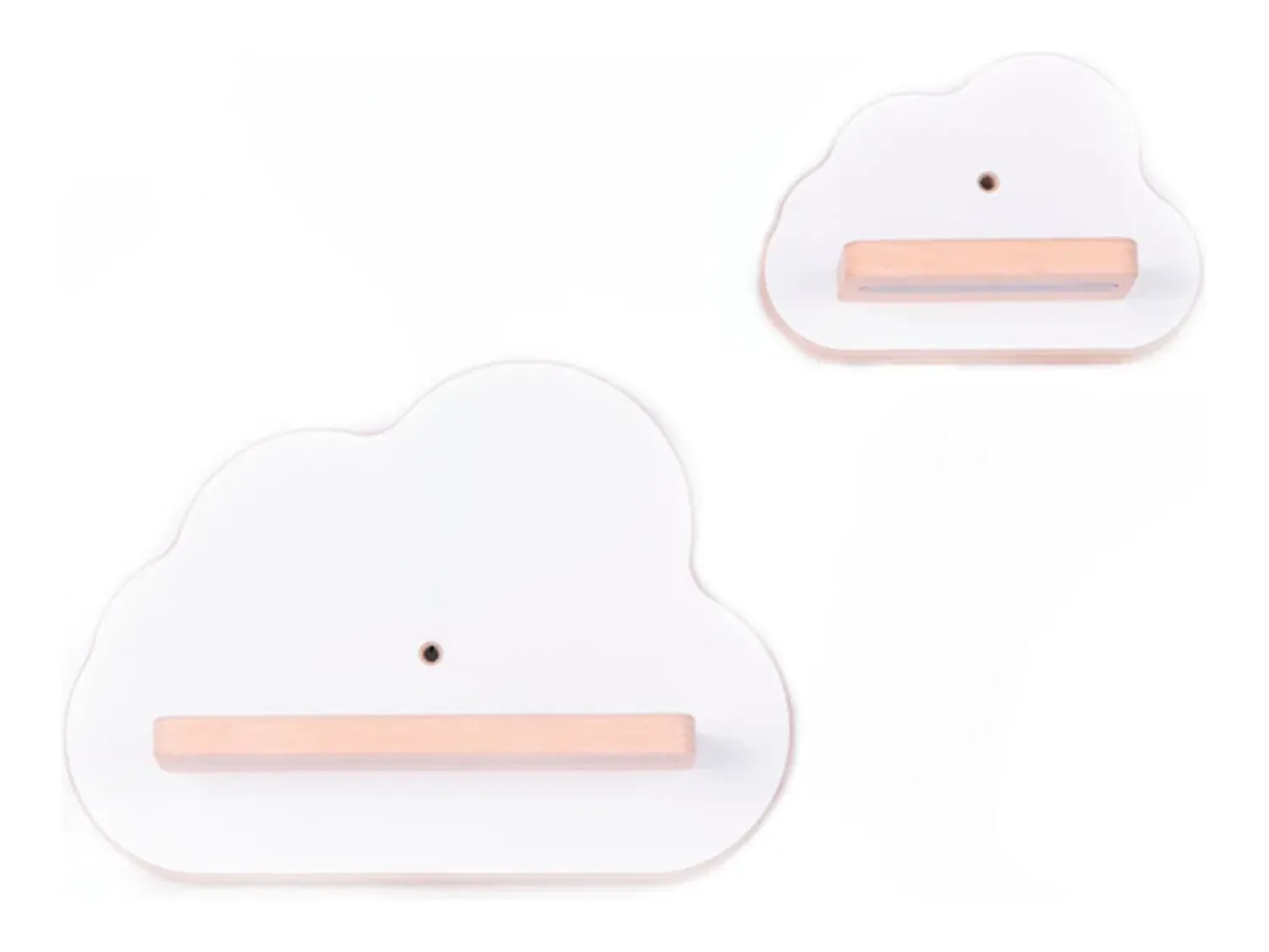 VCM Prateleira de parede BOARTI Regal Branco A. 16 x L. 22 x P. 5 cm^ Prateleira