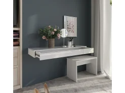 Prateleira*Vicco Prateleira de parede alto brilho 120x40.1x12 sherry Branco