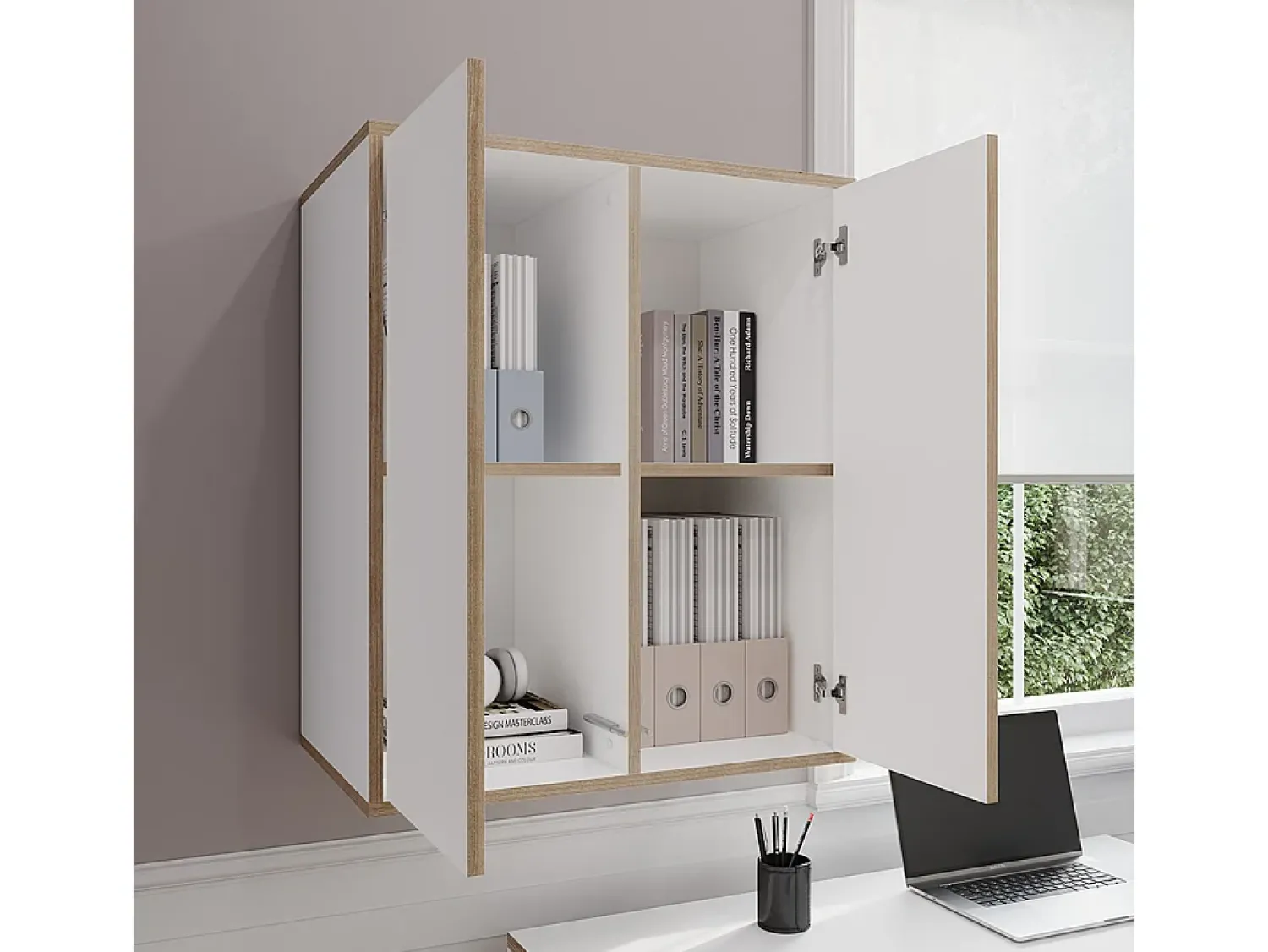 Prateleira|Vicco Prateleira de parede 63x40x75 tetrix Branco