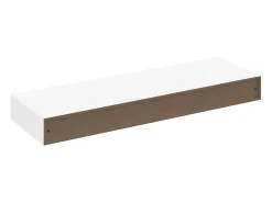 Prateleira*vidaxl Prateleira de parede c/ 1 gaveta para livros/DVD MDF Branco