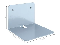 Prateleira|Vicco Prateleira de parede cinza 12.5x12.5x9 ghost Cinzento