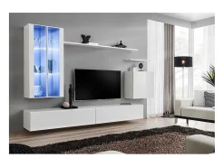 Online Meublorama Prateleira de parede 60cm coleção SWITCH. Cor branca. Branco