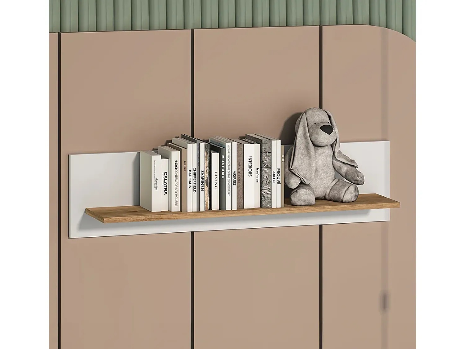 Prateleira*Petits-Meubles Prateleira de parede 94cm Ronan White Branco