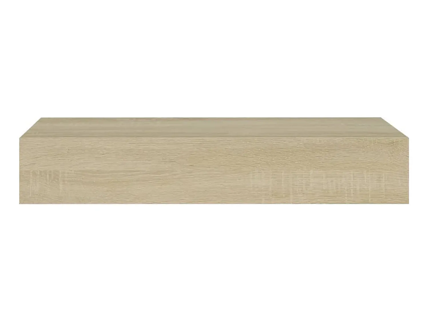 Prateleira de parede com gaveta MDF 60x23,5x10 cm cor carvalho PT672783 Castanho