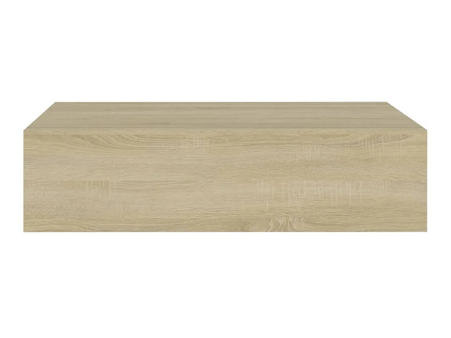 Prateleira* Prateleira de parede com gaveta MDF 40x23,5x10 cm cor carvalho PT486934 Castanho