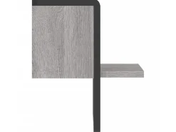 Prateleira de parede com barra 20x25x30 cm sonoma PT797657^ Prateleira