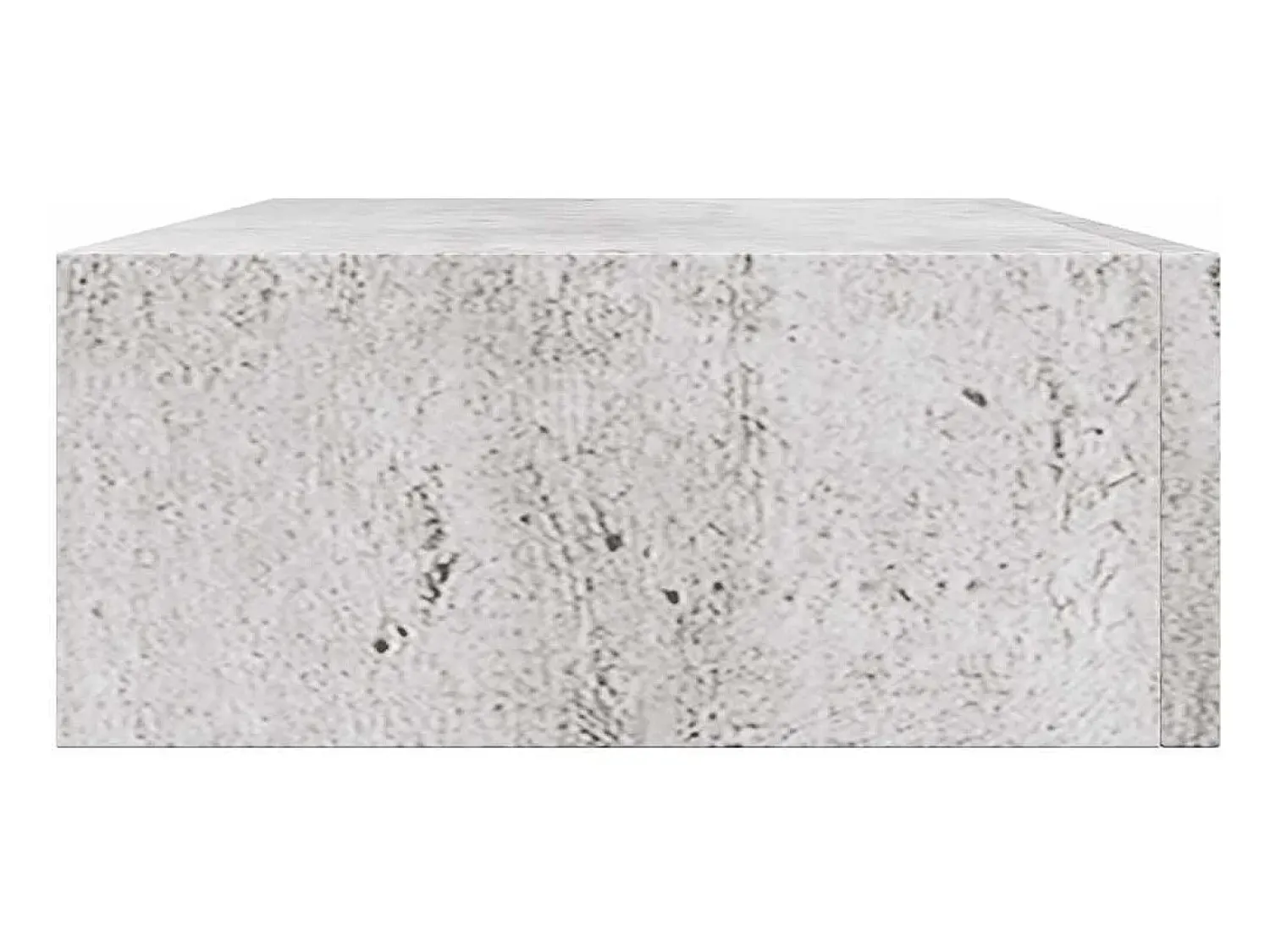 Hot vidaxl Prateleira de parede com gaveta MDF 40x23,5x10 cm cinza cimento Cinzento