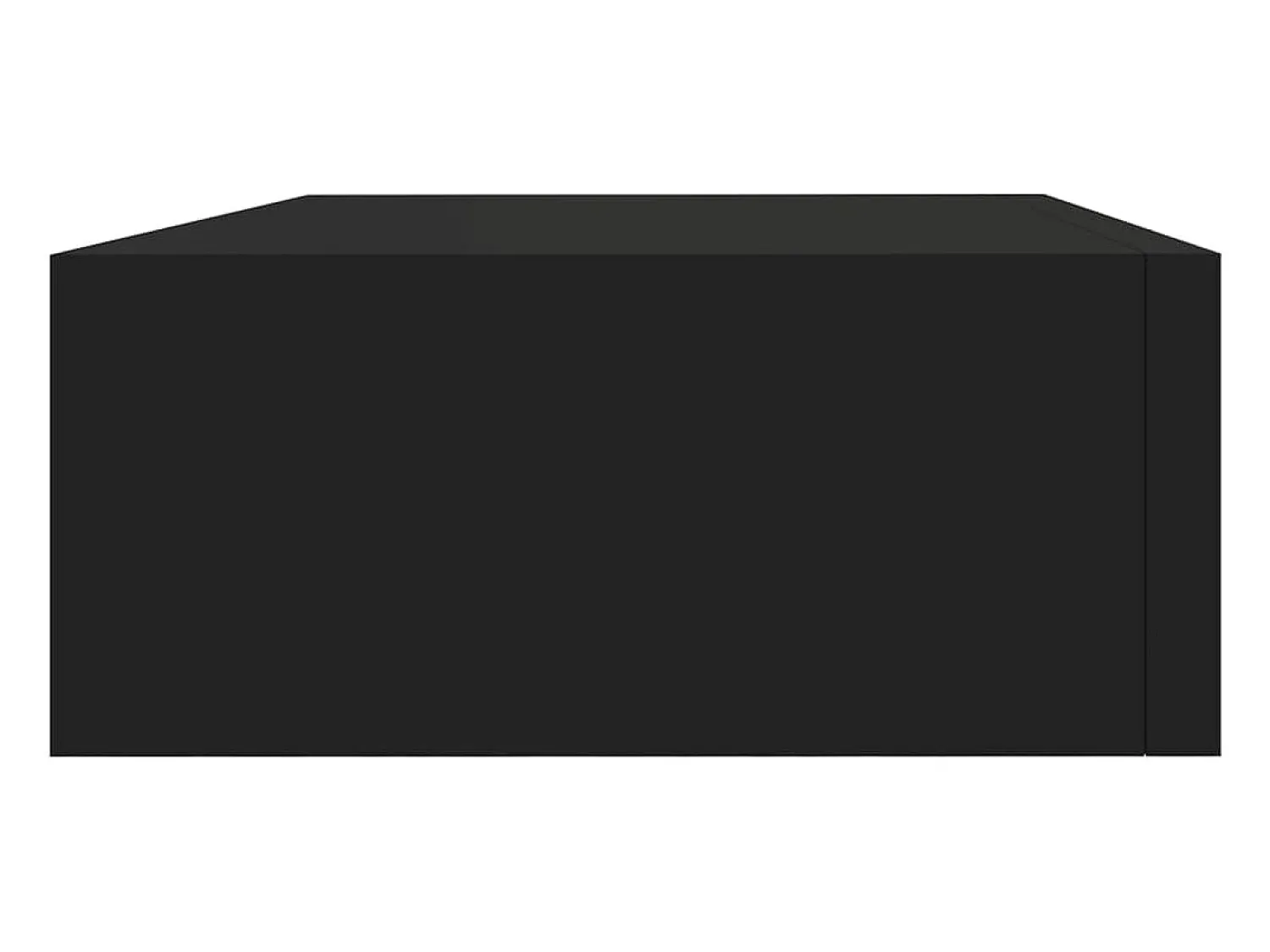 Clearance Prateleira de parede com gaveta MDF 40x23,5x10 cm PT280704 Preto