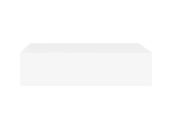 Prateleira de parede com gaveta MDF 40x23,5x10 cm PT144515^ Prateleira