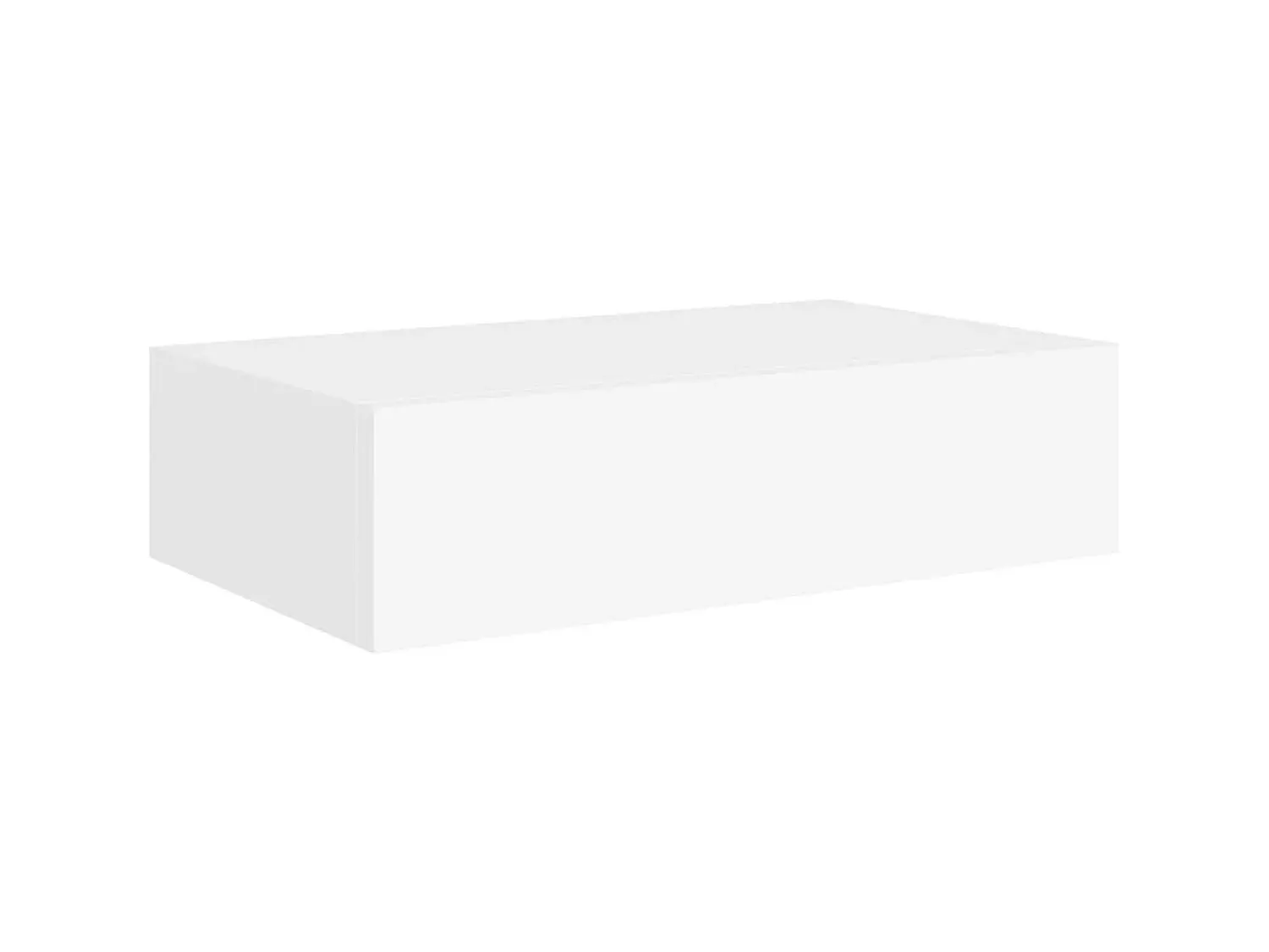 Prateleira de parede com gaveta MDF 40x23,5x10 cm PT144515^ Prateleira