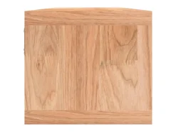 Prateleira*vidaxl Prateleira de parede com cestos 62x18x16 cm nogueira maciça Castanho