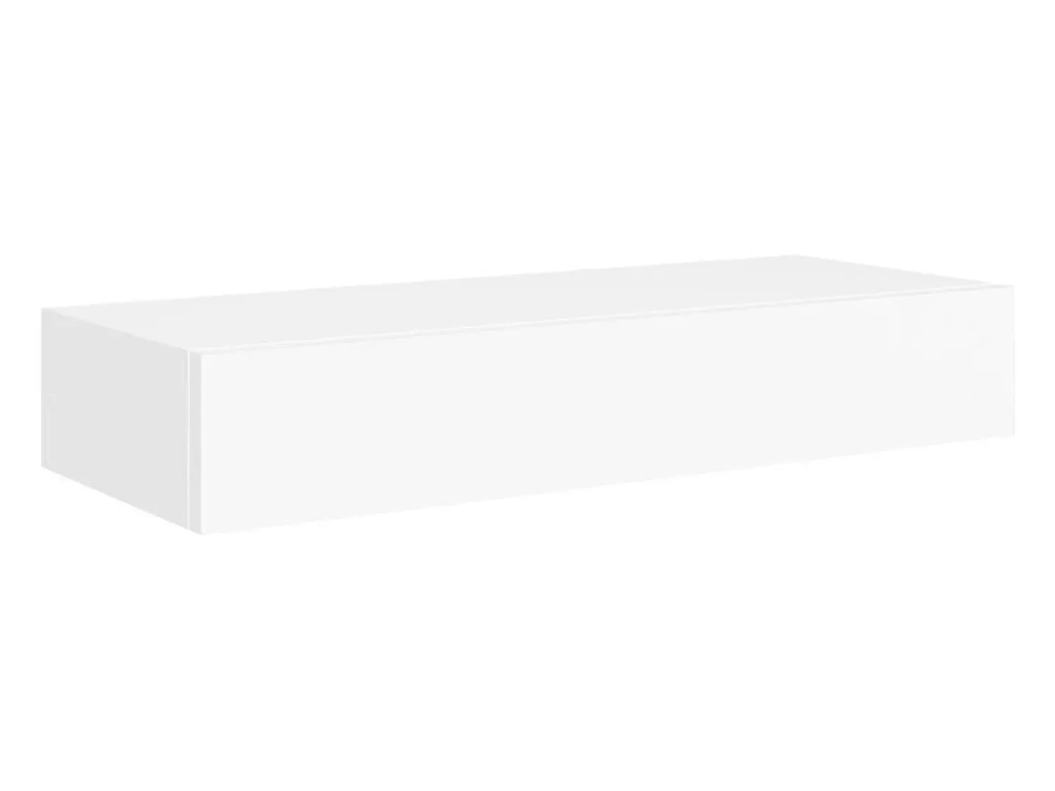 vidaxl Prateleira de parede com gaveta MDF 60x23,5x10 cm^ Prateleira