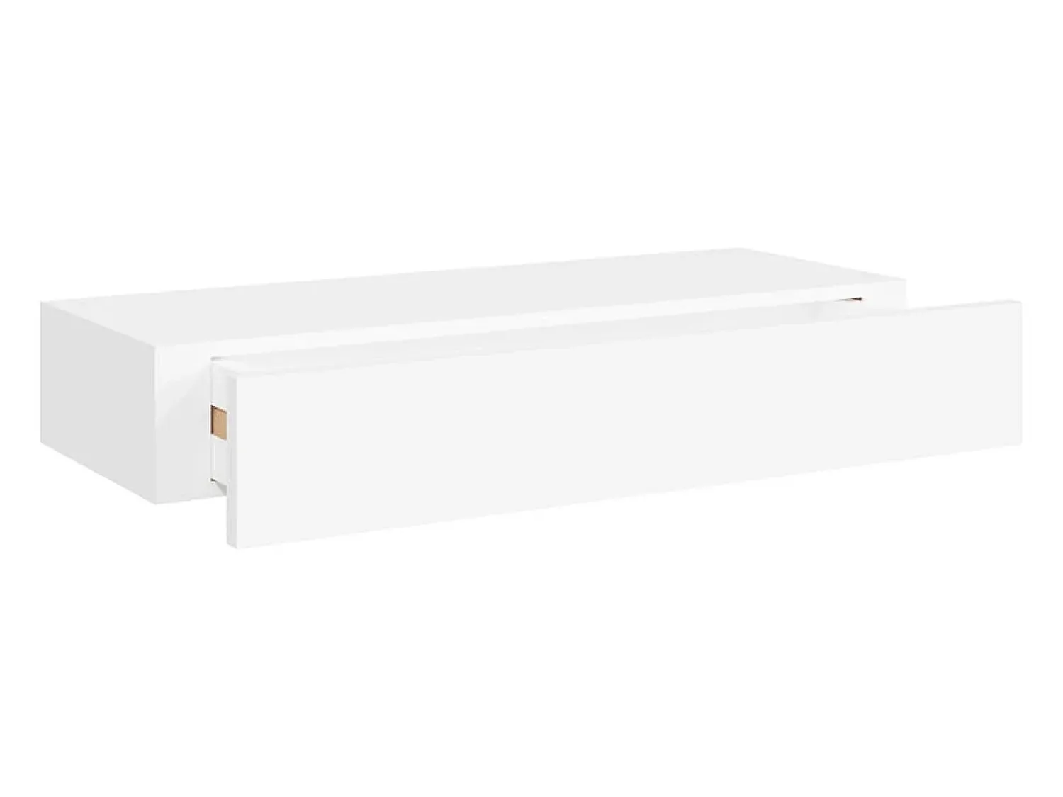 vidaxl Prateleira de parede com gaveta MDF 60x23,5x10 cm^ Prateleira