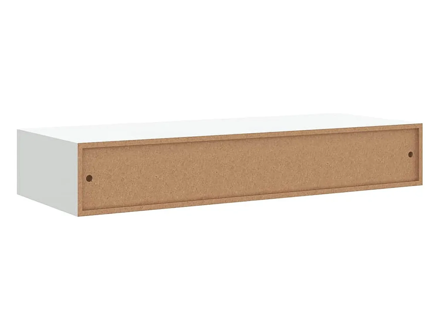 vidaxl Prateleira de parede com gaveta MDF 60x23,5x10 cm^ Prateleira