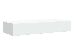 vidaxl Prateleira de parede com gaveta MDF 60x23,5x10 cm^ Prateleira
