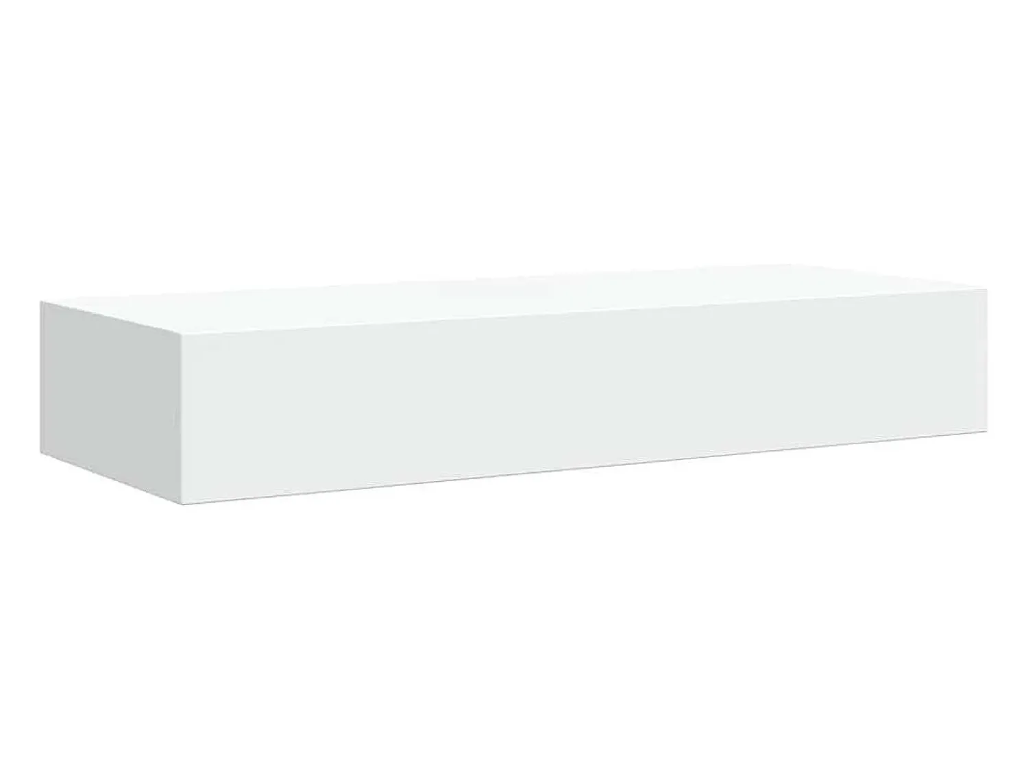vidaxl Prateleira de parede com gaveta MDF 60x23,5x10 cm^ Prateleira