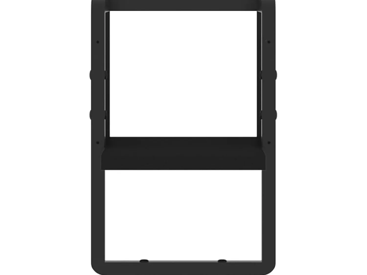 Prateleira| Prateleira de parede com barra 20x25x30 cm PT312441 Preto