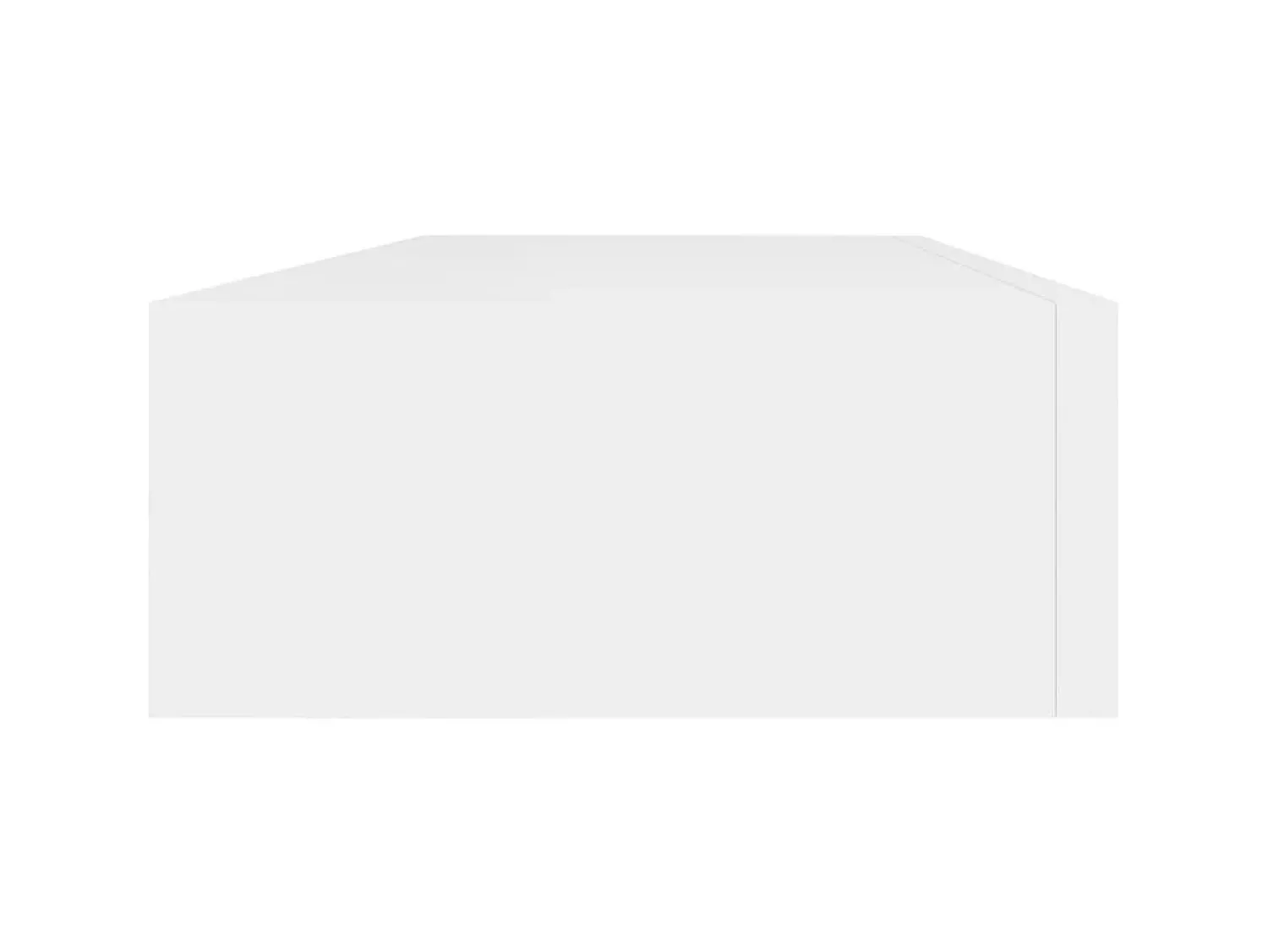 New Prateleira de parede com gaveta MDF 60x23,5x10 cm PT535149 Branco