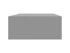 Prateleira de parede com gaveta MDF 40x23,5x10 cm PT978624^ Prateleira