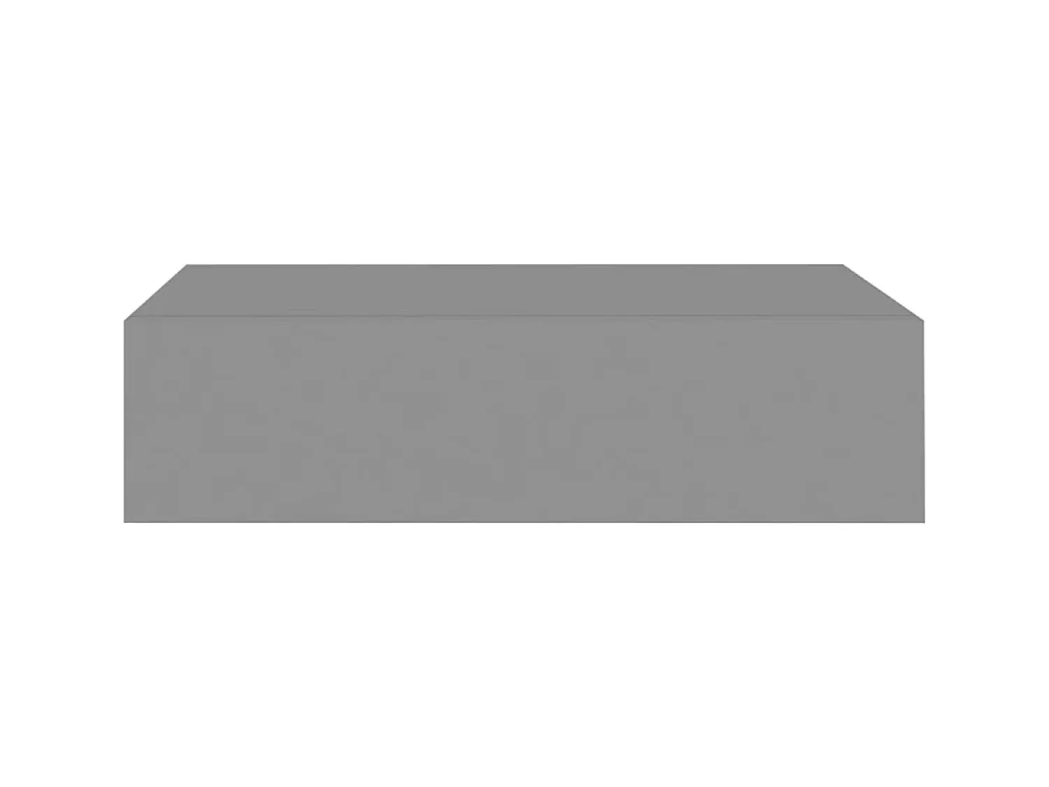 Prateleira de parede com gaveta MDF 40x23,5x10 cm PT978624^ Prateleira