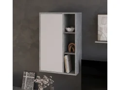 Prateleira|Vicco Prateleira de parede concreto/branco 50.1x28.3x78.4 berno Cinzento claro