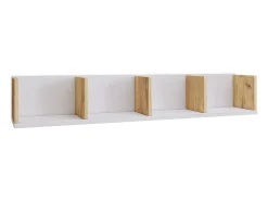 Prateleira|VCM Prateleira de parede Honsa Branco/carvalho de mel A. 15 x L. 97 x P. 17 cm Multicor