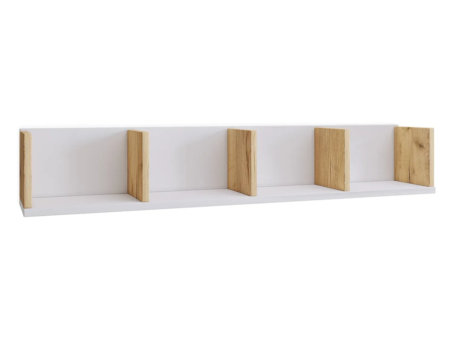 Prateleira|VCM Prateleira de parede Honsa Branco/carvalho de mel A. 15 x L. 97 x P. 17 cm Multicor