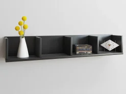 Prateleira|VCM Prateleira de parede Honsa Preto A. 15 x L. 97 x P. 17 cm Multicor
