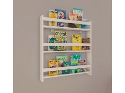 Prateleira|VCM Prateleira de parede Kidos Branco A. 80 x L. 70 x P. 10 cm Multicor